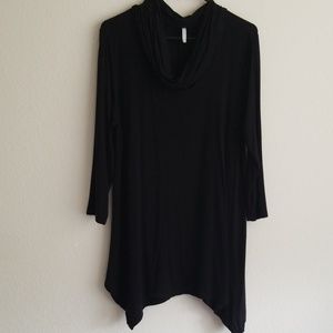Cowl Neck ¾ Sleeve Top